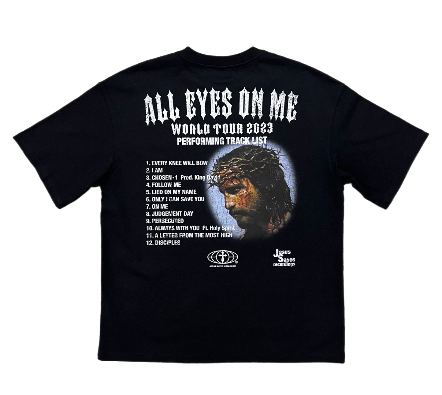 "WORLD TOUR" Black Tee